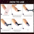 Morovan Fingernail Nail Polish Set: Holographic Metallic Ombre Lacquer Air Dry Nail Polish Regular Nail Pack 0.27oz Glitter Finger Nail Bulk Toenail Polish Kit Halloween Fall Gift for Women Infinity Warehouse