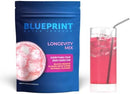 Blueprint Bryan Johnson Longevity Mix - Muscle Builder & Recovery Supplement - Promotes Focus and Balanced Mood - Magnesium, Creatine, L-Theanine, Glutathione & Vitamin C- 30 Servings, Blood Orange Infinity Warehouse
