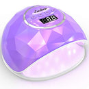 UV Light for Nails Lamp - Easkep 86W UV LED Nail Lamp Gel Nail Polish Curing Dryer for Salon 4 Timer Setting Auto Sensor Machine Purple Easkep
