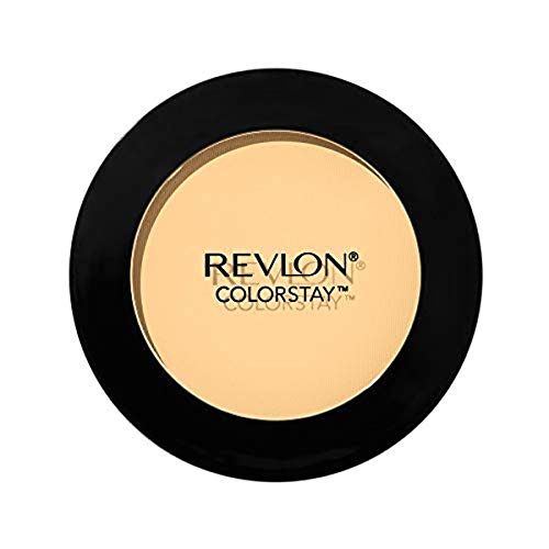 Revlon ColorStay Pressed Powder, Longwearing Oil Free, -Fragrance Free, Noncomedogenic Face Makeup, Banana (100) REVLON