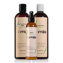 Damila Salt and Sulfate Free Shampoo & Conditioner, 16.9 fl oz & Leave In Conditioner, 8.11 fl oz Bundle damila Store