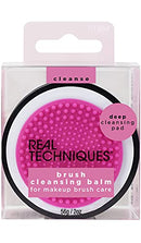 Real Techniques Brush Cleansing Balm and Cleaning Mat Makeup Cleaner Shampoo Accessory for Brush Care, 2 Fl Oz Real Techniques