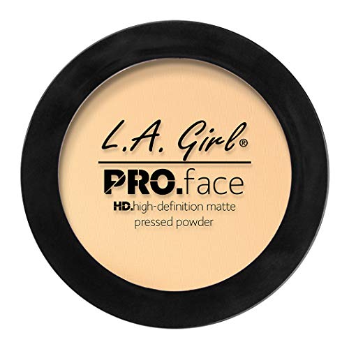 L.A. Girl Pro Face HD Matte Pressed Powder, Classic Ivory, 0.25 Ounce (Pack of 3) (GPP602) L.A. Girl