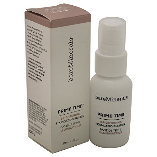 bareMinerals Prime Time Brightening Foundation Primer for Face, Clean, 1 Fl Oz bareMinerals