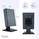 Hooga Red Light Therapy Panel Device – 630nm 660nm 810nm 850nm Red & Near Infrared Light Therapy, LED Light Therapy Lamp, 72 Quad Chip LEDs, Adjustable Brightness, Pulse Mode – ULTRA360 Infinity Warehouse