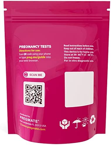 Pregmate 100 Pregnancy Test Strips (100 Count) martinandmark.com