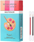 20 Pcs Tattoo Lipstick Cigarette Cotton Swab, Long Lasting Waterproof Disposable Portable Lipstick, Durable Waterproof Liquid Non-Stick Lipstick, Easy To Carry (Color: mixed) Yjkoo
