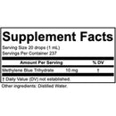 Methylene Blue Pharmaceutical Grade, USP Grade, Third-Party Tested Brain Health Dietary Supplement for Humans, No Formaldehyde, Made in USA (1% 237ml Bottle) Infinity Warehouse