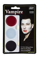 Mehron Makeup Tri-Color Halloween Makeup Palette (Vampire) Mehron