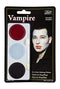 Mehron Makeup Tri-Color Halloween Makeup Palette (Vampire) Mehron