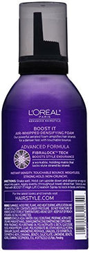 L'Oréal Paris Advanced Hairstyle BOOST IT Air Whipped Densifying Foam, 6.8 fl. oz. L'Oréal Paris