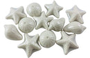 Nautical Sea Shell Soap Set One Dozen Novelty Beach Seashell Shapes in White, Pack of 12 Westman Works