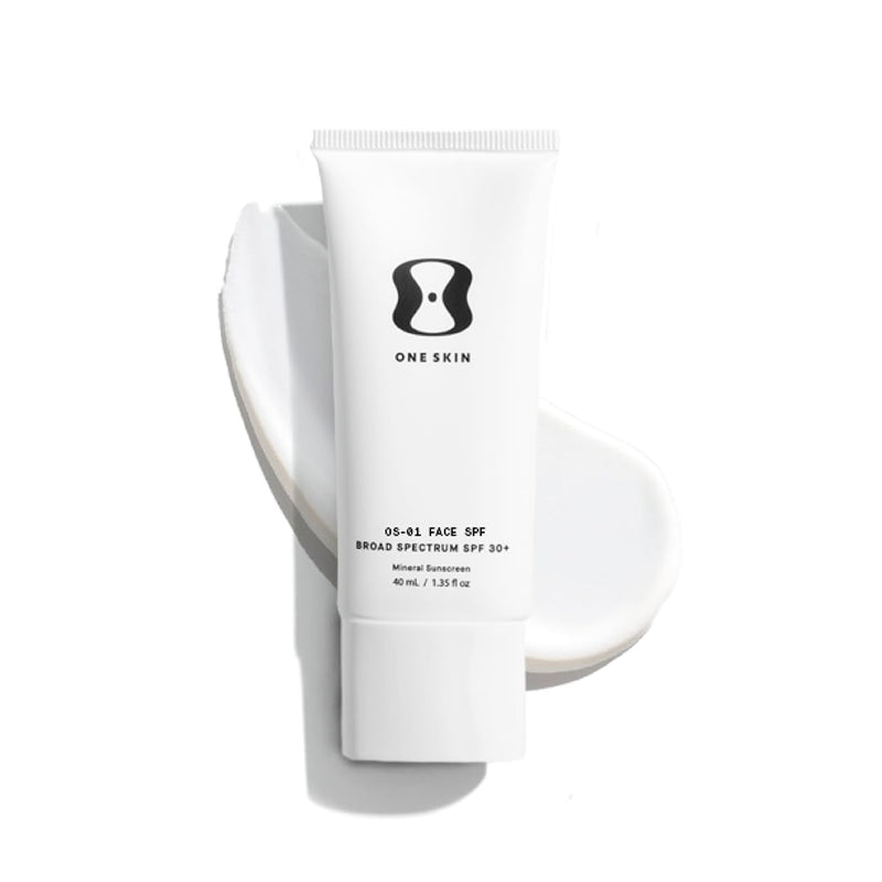 OneSkin FACE SPF OS-01 Peptide Broad Spectrum SPF 30+ Mineral Sunscreen- Scientifically Proven to Protect Skin from UV Aging, Includes Potent Antioxidants, For All Skin Types Including Sensitive Skin Infinity Warehouse