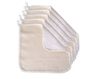 Paradiso 5pk Soft-Weave Wash Cloths, White Paradiso