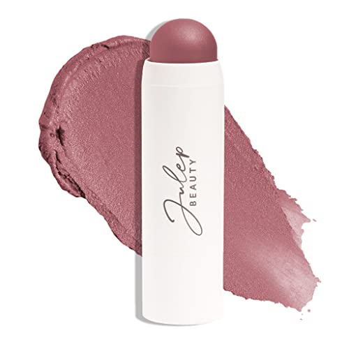 Julep Skip The Brush Cream to Powder Blush Stick - Muted Mauve - Blendable and Buildable Color - 2-in-1 Blush and Lip Makeup Stick Julep