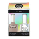 Color Club High Society Gel and Lacquer Duo Polishes, Taupe Color, .5 fl oz Each (15 mL) Color Club