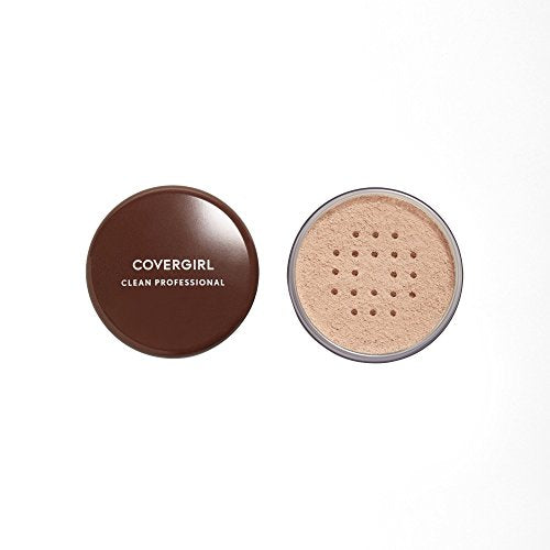 COVERGIRL Professional Loose Finishing Powder, Translucent Light Tone, Sets Makeup, Controls Shine, Won't Clog Pores, 0.7 Ounce (Packaging May Vary) COVERGIRL