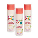 Just for Me Natural Hair Milk Curl Smoother (3 Pack) - Defines Curls & Controls Frizz, Contains Coconut Milk, Shea Butter, Vitamin E, Sunflower Oil, Lightweight Moisture, 8 oz Just For Me