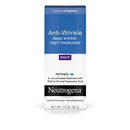 Neutrogena Ageless Intensives Anti-Wrinkle Retinol Cream with Hyaluronic Acid - Night Moisturizer Cream with Retinol, Vitamin E, Glycerin, Hyaluronic Acid, and Shea Butter, 1.4 oz (Pack of 2) Neutrogena