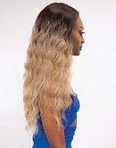 Janet Collection Melt Extended Part SWAN Lace Front Wig (LATTE BLOND) Janet Collection