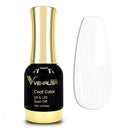 VENALISA Gel Nail Polish, 12ml Pure White Color Soak Off UV LED Nail Gel Polish Nail Art Starter Manicure Salon DIY at Home, 0.43 OZ V VENALISA