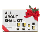 COSRX All About Snail Korean Skincare | TSA Approved Travel Size, Gift Set |Cleanser, Essence, Cream, Eye-cream | Snail Mucin for Repairing, Recovering, Rejuvenating COSRX