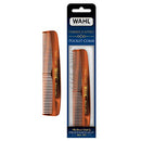 Wahl Beard, Moustache, & Hair Pocket Comb for Men's Grooming - Handcrafted & Hand Cut with Cellulose Acetate - Smooth, Rounded Tapered Teeth - Model 3324 WAHL