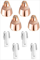 Replacement Heads for Finishing Touch Flawless Brows Eyebrow Facial Hair Remover, Rose Gold - Pack of 4 Hippie Hype