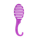 Wet Brush Hair Brush Shower Detangler, Purple Glitter Color, Shower Hair Brush with Soft Bristles Minimizes Pain and Protect Against Split Ends and Breakage for Men, Women, and Kids Wet Brush