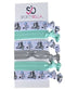 Figure Skating Hair Accessories, Figure Skating Hair Ties, No Crease Ice Skating Hair Elastics Set Infinity Collection