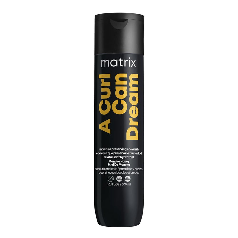 Matrix A Curl Can Dream Co-Wash (Gentle Cleansing Conditioner) For Curly and Coily Hair - Revives Curls Between Washes and Enhances Curl Definition, With Manuka Honey Extract, 10.1 Fl Oz Infinity Warehouse