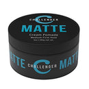 Challenger Men’s Matte Cream Pomade, 3 Ounce | Natural Finish, Clean & Subtle Scent | Medium Firm Hold | Water Based & Travel Friendly. Hair Wax, Fiber, Clay, Paste All In One Challenger