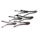 Goody Women's Colour Collection Contour Clips, Black, 6 Count GOODY