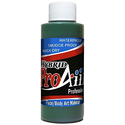 Face Painting Makeup – ProAiir Waterproof Makeup - 2.1 oz (60ml) Green ShowOffs Body Art