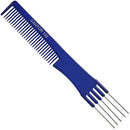 Lift Teasing Comb and Hair Pick – 1 Pack, Five Stainless Still Lifts - Chemical and Heat Resistant Detangler Styling Comb – Anti Static Comb For All Hair Types – By Cantor Cantor