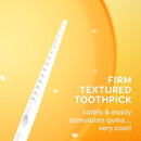 Grin Softstx,Gentle Dental Picks,Soft Flexible Bristles,Textured Plaque Removing Toothpick,Minty Flavor,for Between Teeth,Refillable Hygienic Case,for Braces,Bridges,and Implants,90 Count (Pack of 2) Infinity Warehouse
