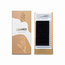 LASHVIEW 0.07 Thickness Silk Individual Lash Extensions Semi-permanent D Curl 12mm Soft Application for Professional Salon Use Pure Korean Silk lashes Volume Faux Mink Eyelash Extensions LASHVIEW