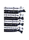8 Piece Black Lives Matter Hair Tie Accessories - BLM - Equality - BLM Pride Bracelet Wristbands Supplies Sportigift