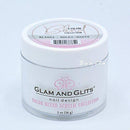 Glam And Glits Acrylic Powder Color Blend Collection BL3001 Milky White 2 oz Glam Glits