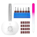 MelodySusie Portable 28000 RPM Electric Nail Drill with Bits, 56 Sanding Bands, Compact Nail Drill Machine for Acrylic Nails Professional Shaping, Gel Nails Manicure Pedicure Polishing, Upgrade MelodySusie