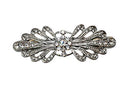 Faship Gorgeous Clear Rhinestone Crystal Small Floral Hair Barrette Clip Faship