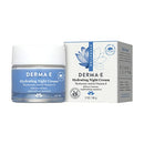 DERMA-E Hydrating Night Cream with Hyaluronic Acid, No Scent, 2 Ounce DERMA-E