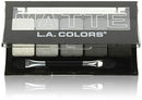 L.A. COLORS 5 Color Matte Eyeshadow, Black Lace, 0.08 Oz L.A. COLORS