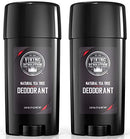 Natural Deodorant for Men - Aluminum Free Mens Deodorant. Odor Protection and Freshness with All Natural Tea Tree Deodorant for Men, 2-Pack Viking Revolution
