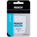 REACH Unflavored Waxed Dental Floss, 55 yds (Pack of 2) Reach