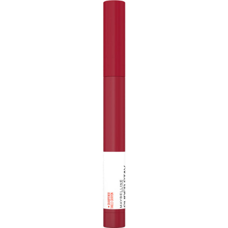 Maybelline New York SuperStay Ink Crayon Matte Long Wear & Lasting Lipstick Makeup, with Built-in Sharpener, 125 Check Yourself, 0.04 Oz Maybelline New York