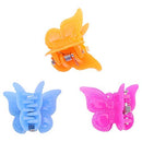 WEFOO 100 Pack Butterfly Hair Clips for Girls and Women, Beautiful Bulk Small Mini Butterfly Hair Clips, Assorted Color WEFOO