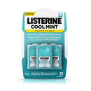 Listerine Cool Mint Pocketpaks Breath Strips Kills Bad Breath Germs, 24-Strip Pack, 3 Pack Listerine
