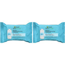 Makeup Remover Micellar Gentle Cleansing Wipes for Waterproof Makeup by Garnier SkinActive, 25 Count (Pack of 2) Garnier