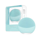 FOREO LUNA mini 3 Silicone Facial Cleansing Brush for All Skin Types Mint, Ultra-hygienic, 30-sec Glow Boost Mode, 12 Intensities, 400 uses/USB Charge, App-connected, 2-year Warranty FOREO